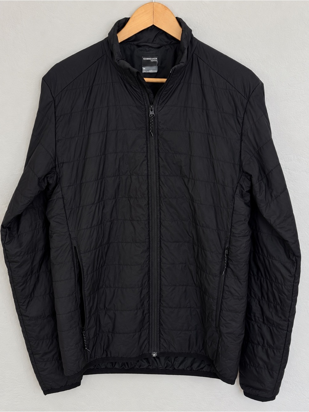 Icebreaker Hyperia Lite MerinoLOFT Men’s Jacket Black Size M Packable UNISEX